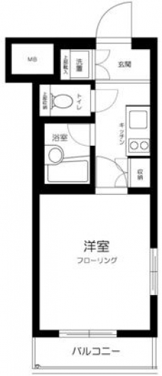 ルーブル西荻窪の間取り図