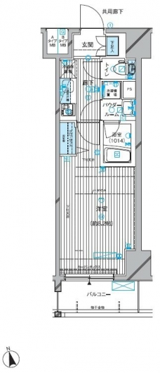 メインステージ西荻窪駅前ソレイユの間取り図