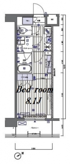 メインステージ板橋本町の間取り図