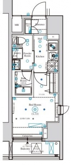 アークマーク渋谷初台の間取り図