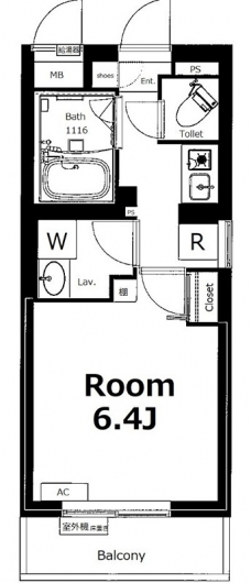 セルベコート野方の間取り図