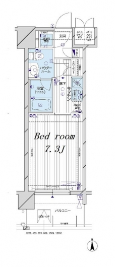 メインステージパーク大山の間取り図