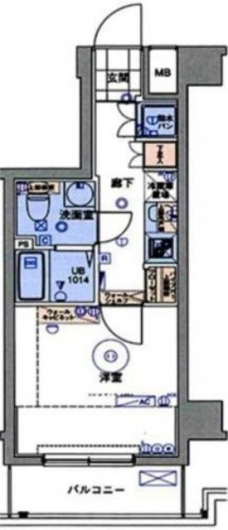 ブライズ高井戸の間取り図