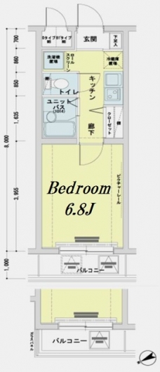 メインステージ大井町の間取り図