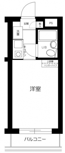 スカイコート都立大学の間取り図