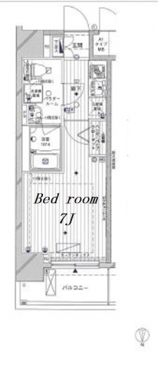 メインステージ大森北の間取り図