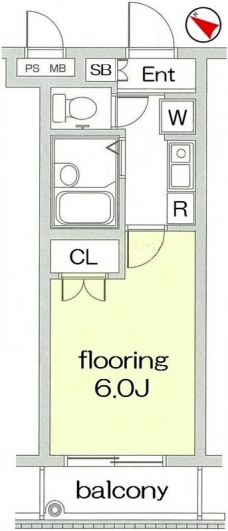 グランヴァン西馬込の間取り図