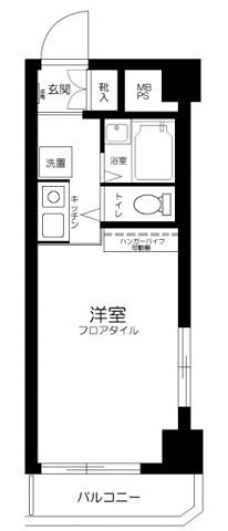 ライオンズマンション三軒茶屋第7の間取り図