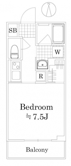 DIPS墨田RIVERSIDEの間取り図
