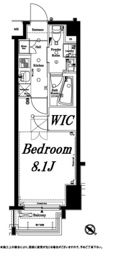 アクサス鵜の木アジールコートの間取り図