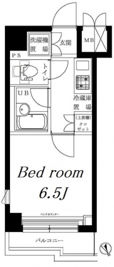 ルーブル大井町参番館の間取り図