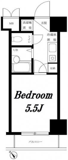 ルーブル西五反田の間取り図