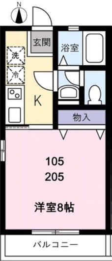カトル セゾンの間取り図