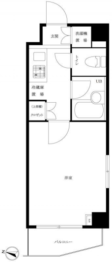 ルーブル池袋の間取り図