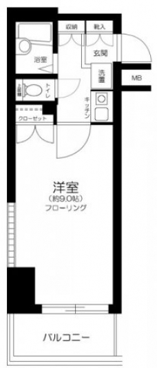 ロイヤルパレス池袋西の間取り図