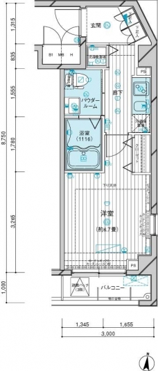メインステージ多摩川IIの間取り図