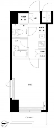 ルーブル大塚参番館の間取り図