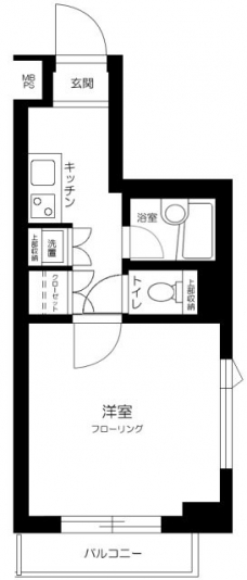 ルーブル早稲田参番館の間取り図