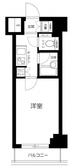 ルーブル大島の間取り図