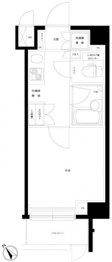 ルーブル目黒不動前の間取り図