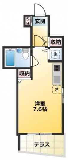 クラフト中井の間取り図