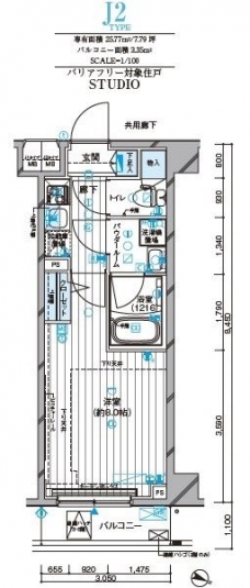 メインステージ板橋志村IIの間取り図