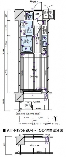 メインステージパーク大山の間取り図