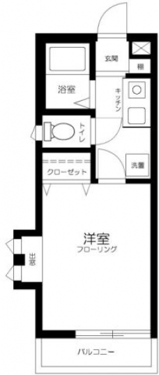 Heart Brilliant溝の口の間取り図