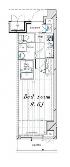 メインステージ二子多摩川の間取り図