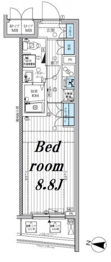 ランドステージ両国の間取り図