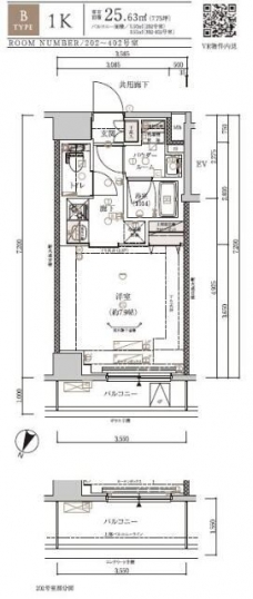 メインステージ下赤塚の間取り図