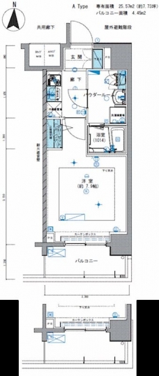 メインステージ亀戸IIIの間取り図