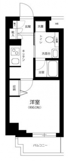 メインステージ錦糸町IIの間取り図