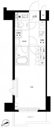 ルーブル板橋東新町弐番館の間取り図