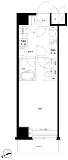 ルーブル板橋東新町弐番館の間取り図