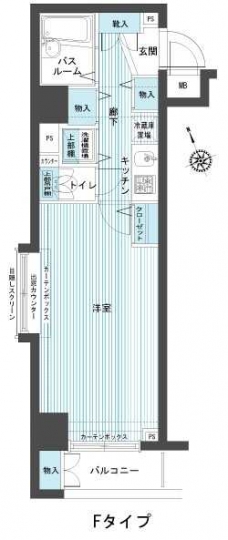 トーシンフェニックス五反田の間取り図