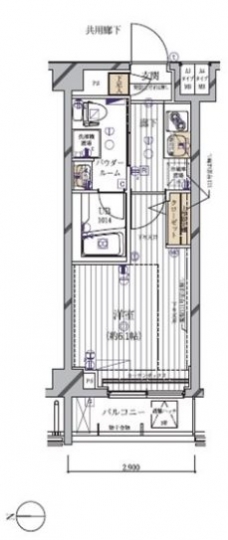 メインステージ多摩川IIIの間取り図