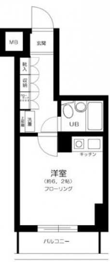 エクセリア新宿の間取り図