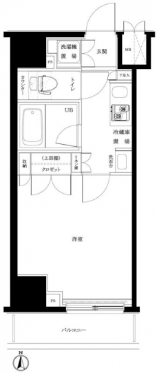 ルーブル板橋区役所前の間取り図