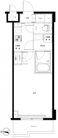 ルーブル高島平の間取り図