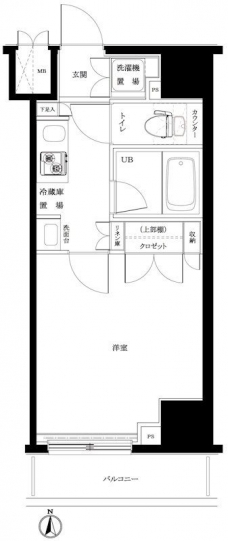 ルーブル板橋区役所前の間取り図