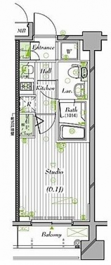 ガーラ・ステーション菊川の間取り図
