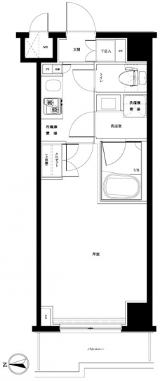 ルーブル高島平の間取り図