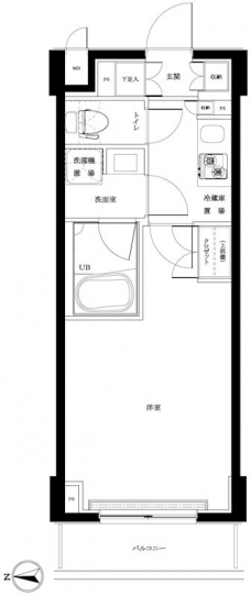 ルーブル高島平の間取り図