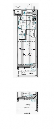 メインステージ二子多摩川の間取り図