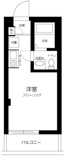 ポールフラッグ木場の間取り図