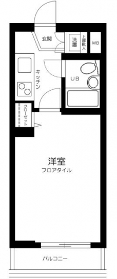 ルーブル新宿西落合IIの間取り図