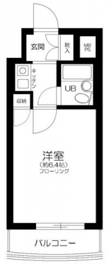 シーアイマンション池袋西の間取り図