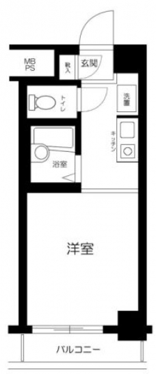 菱和パレス南品川の間取り図