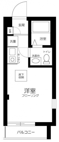 ポールフラッグ木場の間取り図